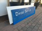 Diesel service gevel reclame lichtbak 225cm 75cm 14cm, Verzamelen, Merken en Reclamevoorwerpen, Ophalen, Eu, Gebruikt, Eu