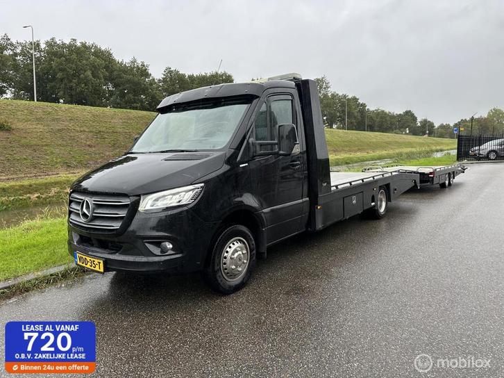 Mercedes Sprinter 519 3.0 CDI V6 Oprijwagen tijhof, Auto's, Bestelauto's, Bedrijf, Te koop, ABS, Airconditioning, Alarm, Boordcomputer
