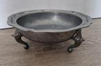 Antiek Tinnen Schaal met Voeten, Antiek en Kunst, Antiek | Tin, Ophalen of Verzenden