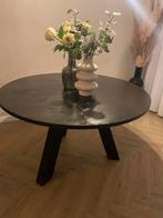 Woood Rhonda Eettafel - 129 cm, 100 tot 150 cm, Verzenden, Rond, Zo goed als nieuw