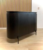 Dressior kast Mokka donkerbruin / zwart rond ovaal 115 cm, Huis en Inrichting, Kasten | Wandmeubels, Ophalen, Met deur(en), Nieuw
