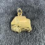 Gouden Hanger | 14k | 1,84g | vrachtwagen / truck | 397376, Sieraden, Tassen en Uiterlijk, Kettinghangers, Gebruikt, Overige voorstellingen