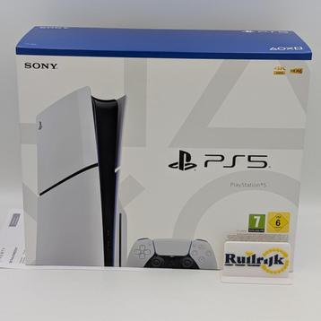 Sony Playstation 5 Slim - Disc - 1TB - Nieuw met bon beschikbaar voor biedingen