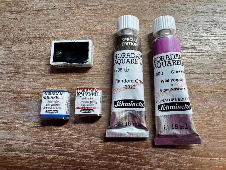 Diverse aquarel van Schmincke Horadam, Hobby en Vrije tijd, Schilderen, Zo goed als nieuw, Waterverf, Ophalen of Verzenden