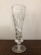 Kristallen vaas slank met sterslijpsel, Ophalen of Verzenden