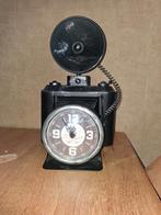 Retro Camera Klok - Uniek Decoratie Stuk, Ophalen of Verzenden, Gebruikt, Analoog, Wekker of Tafelklok