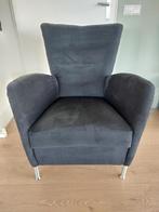 Heerlijk zittende fauteuil velours/ velvet., Gebruikt, Stof, Ophalen