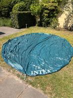 Intex Afdekzeil en een solar noppenfolie rond 305 cm, Tuin en Terras, Zwembad-toebehoren, Ophalen, Gebruikt, Afdekzeil
