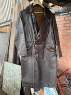Vintage Leren Motorjas, Ophalen of Verzenden, Gedragen, Maat 52/54 (L), Bruin