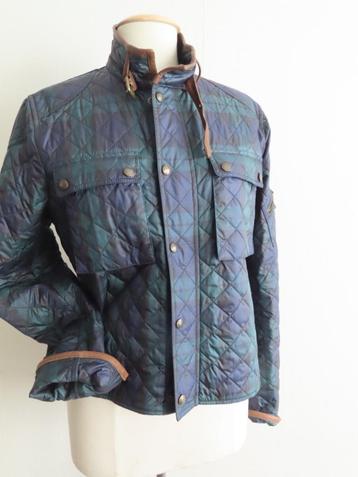 Ralph Lauren, pracht jackje in Engelse ruit+Leren details beschikbaar voor biedingen