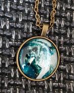 Ketting wolf, Verzenden, Nieuw, Goud, Met hanger