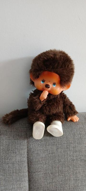 Vintage Monchhichi sekiguchi 1974 knuffel witte laarsjes beschikbaar voor biedingen