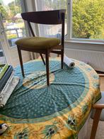 Retro Deens-Japandi eetkamerstoel teakhout. 3 stuks, Huis en Inrichting, Stoelen, Ophalen, Hout, Gebruikt, Deens Japandi Design