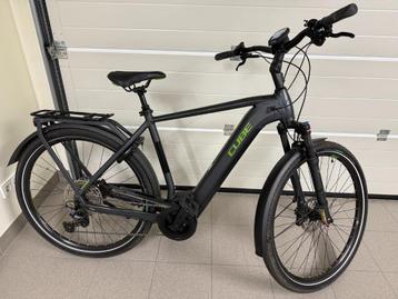 E BIKE Cube Touring Hybrid EXC Iridium/Green Heren  Maat 58 beschikbaar voor biedingen