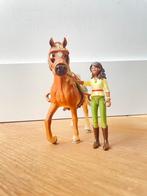 Schleich paard, poppetje en tuig, Ophalen of Verzenden, Zo goed als nieuw