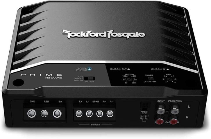 Rockford Fosgate R2-200X2 2 kanaals / mono Auto versterker, Auto diversen, Autospeakers, Nieuw, Ophalen of Verzenden