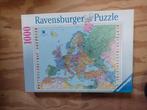 ravensberg puzzel europa 1000stk, Ophalen of Verzenden, 500 t/m 1500 stukjes, Zo goed als nieuw, Legpuzzel