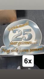 Versiering 25 jaar getrouwd - Feestdecoratie, Ophalen of Verzenden, Versiering, Verjaardag