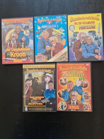 Dvd's bassie en adriaan  beschikbaar voor biedingen