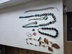 diverse kettingen, Overige materialen, Gebruikt, Overige kleuren, Met strass