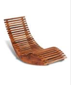 Schommelend Ligbed Acaciahout, Ophalen of Verzenden, Nieuw, Hout