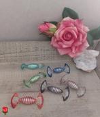 12 Vintage stijl Murano snoepjes/candies zilver folie 6 cm, Verzamelen, Glas en Borrelglaasjes, Ophalen of Verzenden, Zo goed als nieuw