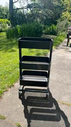 Trolley Ikea zwart, Ophalen, Gebruikt