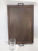 dienblad (1), Ophalen, Gebruikt, Rechthoekig, Hout