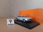 Peugeot 504 Cabriolet 1977 zilvermetallic - Maxichamps 1:43, Overige merken, Auto, Nieuw, Ophalen of Verzenden