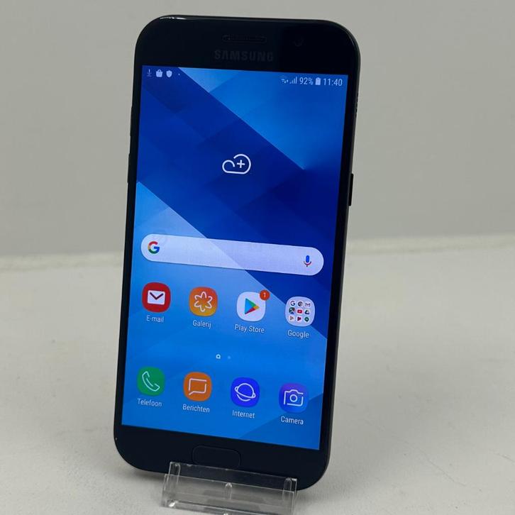 Samsung Galaxy A5 (2017) 32GB Zwart | Scherm ingebrand | And, Telecommunicatie, Mobiele telefoons | Hoesjes en Frontjes | Samsung