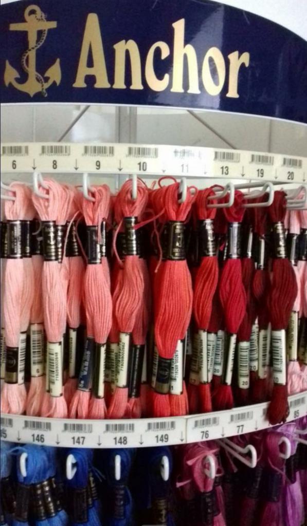 Anchor borduurzijde/borduurgaren/splijtgaren, Hobby en Vrije tijd, Borduren en Borduurmachines, Nieuw, Borduurgaren of Zijde, Handborduren