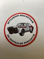 Sticker Mitsubishi Dealerteam, Verzamelen, Verzenden, Zo goed als nieuw, Auto of Motor