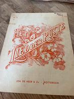 Het Lied der Ruste - Bladmuziek, Ophalen of Verzenden, Gelezen, Algemeen