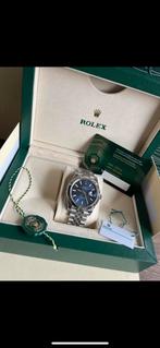 ROLEX DATEJUST blauw blue 41 126334 ew factory 3135, Ophalen of Verzenden, Zo goed als nieuw, Staal, Rolex