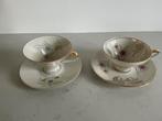2 engelse theekopjes Bavaria Germany 100% gaaf, Antiek en Kunst, Antiek | Servies los, Ophalen of Verzenden