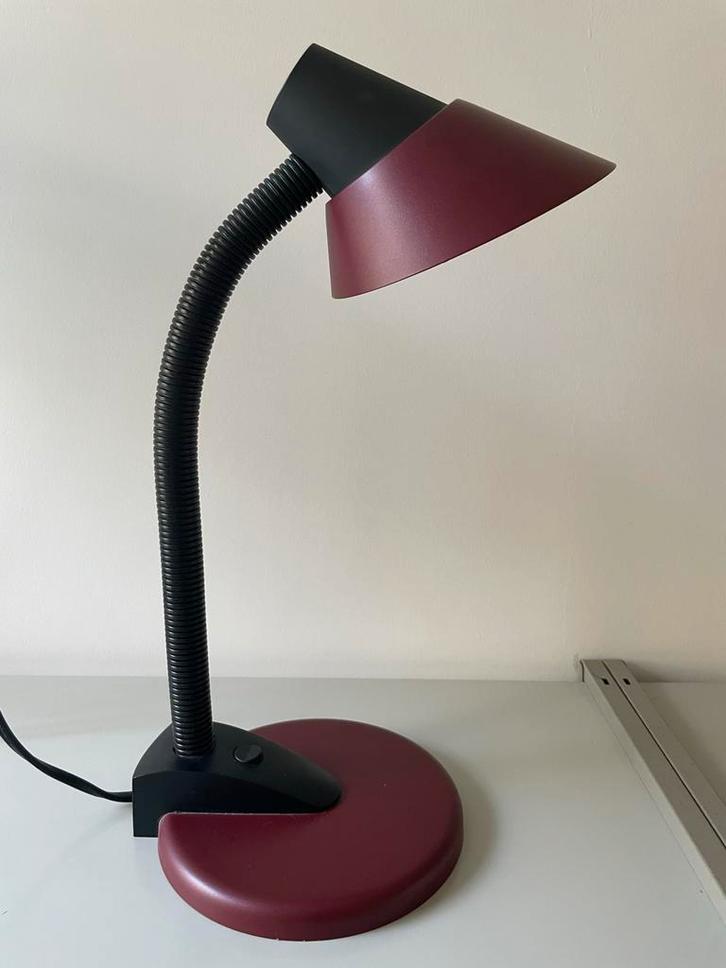 Vintage HEMA Bureaulamp Jaren 80 Postmodern, Huis en Inrichting, Lampen | Tafellampen, Gebruikt, Kunststof, Ophalen of Verzenden