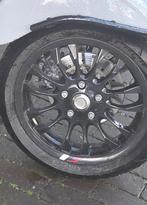 Vespa Sprint Velgenset Zwart met Goede Banden, Fietsen en Brommers, Brommeronderdelen | Scooters, Ophalen of Verzenden, Gebruikt
