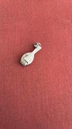 Zilver  bedel of hanger banjo mandoline, Sieraden, Tassen en Uiterlijk, Overige merken, Gebruikt, Ophalen of Verzenden, 1 bedel