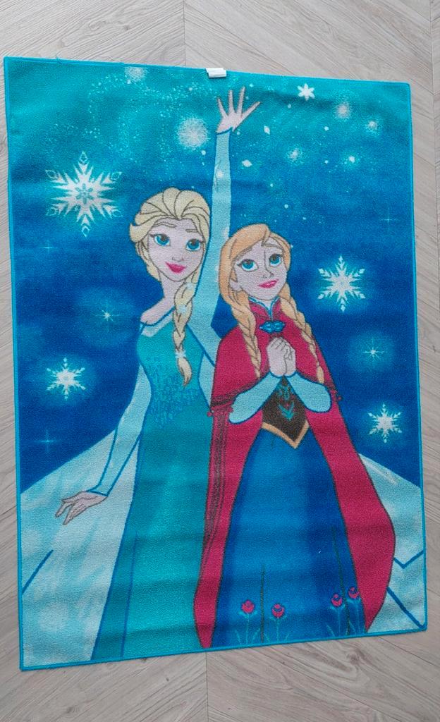 Frozen Vloerkleed + Gratis Aftelkalender!, Huis en Inrichting, Stoffering | Tapijten en Kleden, Zo goed als nieuw, 50 tot 100 cm