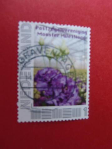 Persoonlijke zegel - Paarse bloemen  Monster - gest. beschikbaar voor biedingen