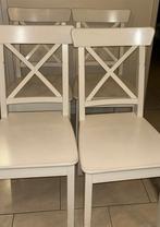 Ikea stoelen, Ophalen, Gebruikt, Wit, Vier