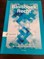 Basisboek recht, Ophalen of Verzenden, Zo goed als nieuw