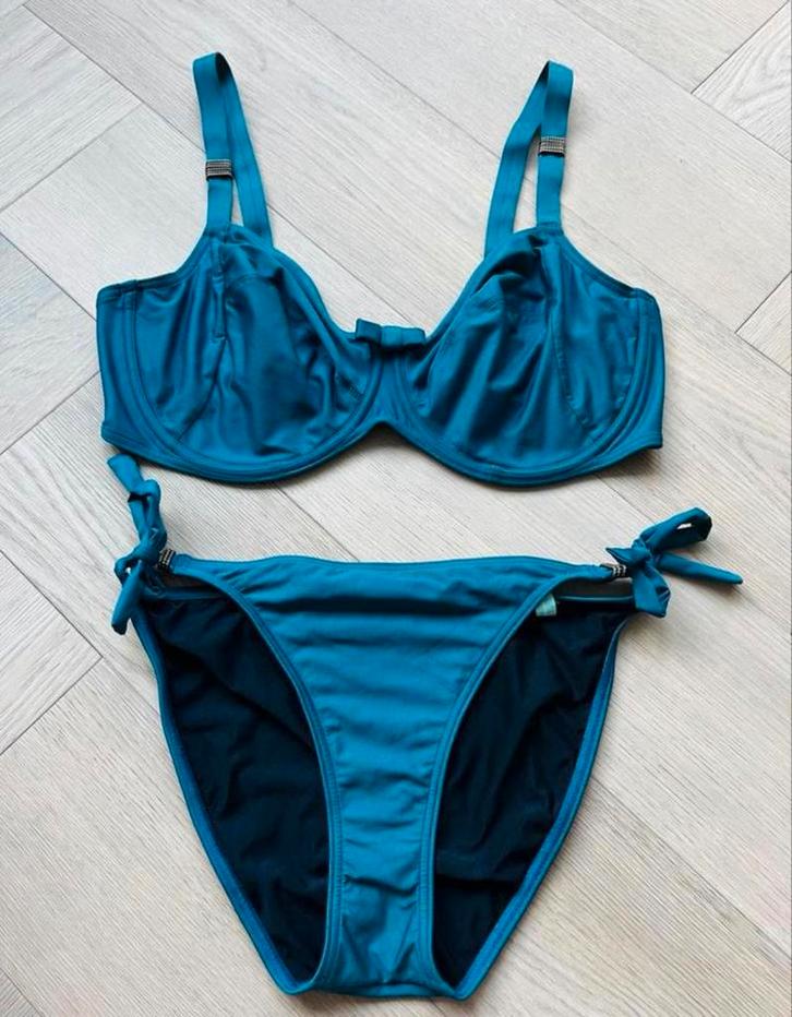 Prima Donna Swim Bikini 85E/40 Petrol (LEES BESCHRIJVING), Kleding | Dames, Badmode en Zwemkleding, Zo goed als nieuw, Bikini