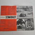 MG MIDGET: Zeer oude folder ( deel), Ophalen of Verzenden, Gelezen, Overige merken