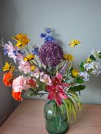 Zijdebloemen xl 60cm veldboeket, Ophalen of Verzenden, Nieuw, Binnen