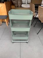 Keukentrolley ikea zgan groen, Ophalen, 50 tot 100 cm, Zo goed als nieuw, Minder dan 100 cm