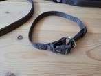 Bruine halsband met bijbehorende riem Trixie, Ophalen of Verzenden, Zo goed als nieuw