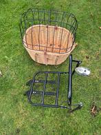 Vintage honden Fietsmand met Beugel en Licht, Ophalen, Gebruikt, Fietsmand