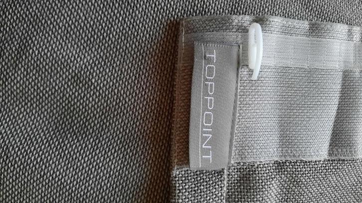 Prachtig GORDIJN van TOPPOINT 143x240 grijs, Huis en Inrichting, Stoffering | Gordijnen en Lamellen, Nieuw, 200 cm of meer, 100 tot 150 cm