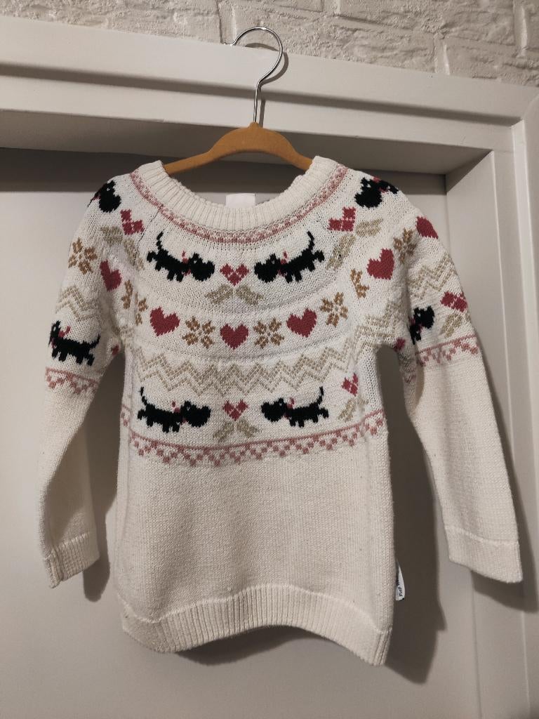 Kersttrui meisje Hema maat 92, Meisje, Trui of Vest, Ophalen of Verzenden, Zo goed als nieuw